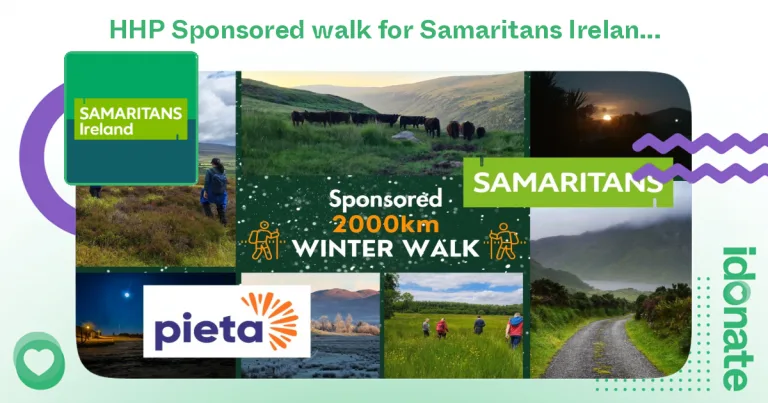 HHP Sponsored 2000km Winter Walk For Samaritans and Pieta